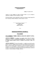 Texto Refundido de los Estatutos